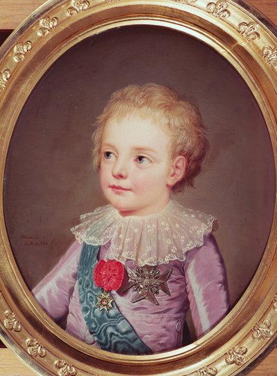 Portrait of Dauphin Louis by Adolf Ulrich Wertmuller